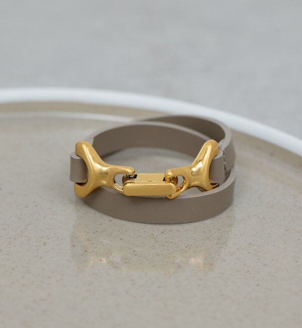  「ビットレザーブレスレット」|リング|