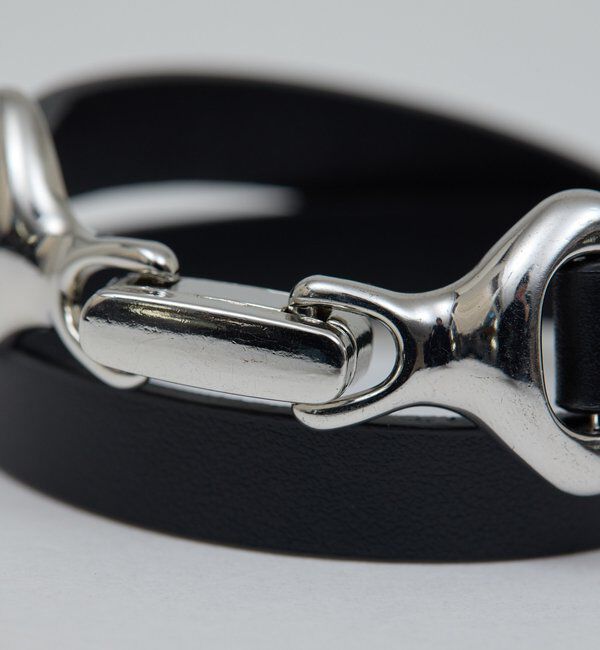  「ビットレザーブレスレット」|リング|