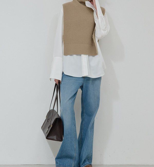  「センタークリースフレアデニム」|デニム|