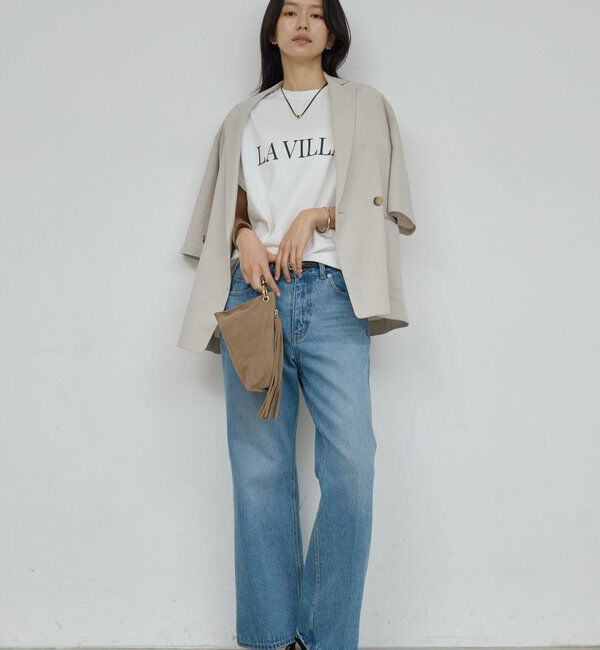  「センタークリースフレアデニム」|デニム|