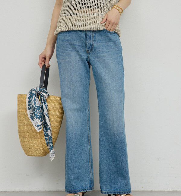  「センタークリースフレアデニム」|デニム|