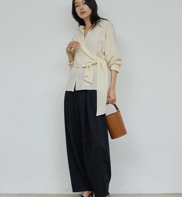  「ワンショルレイヤードシャツ」|シャツ・ブラウス|