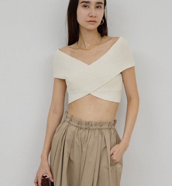  「クロスリブビスチェ」|ニット・セーター|