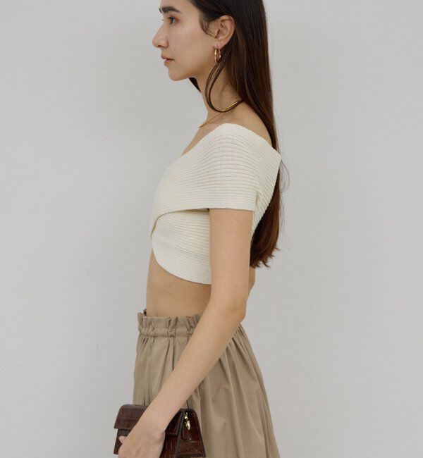 「クロスリブビスチェ」|ニット・セーター|