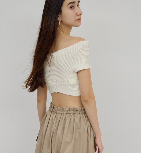  「クロスリブビスチェ」|ニット・セーター|