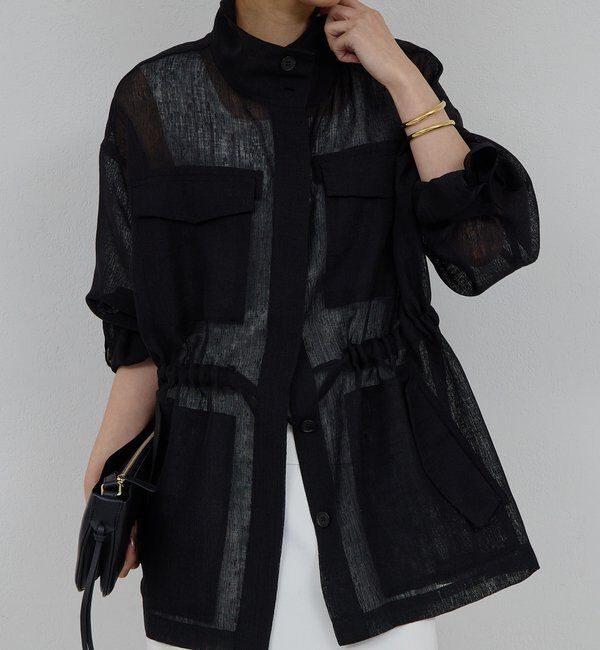  「【SACHIKOコラボ】シアーメッシュミリタリージャケット」|その他|