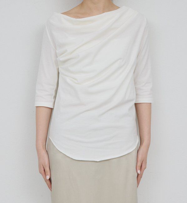  「【2WAY】ハーフスリーブカットソー」|Tシャツ・カットソー|