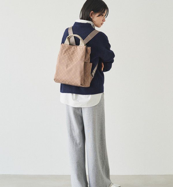  「ナイロンジャガード2ハンドルリュックサック」|リュック|