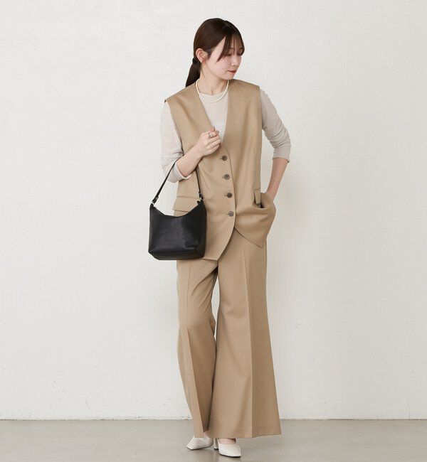  「ソフトレザーシンプルショルダーバッグ 」|ショルダー・メッセンジャー|