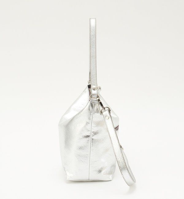  「ソフトレザーシンプルショルダーバッグ［silver］」|ショルダー・メッセンジャー|