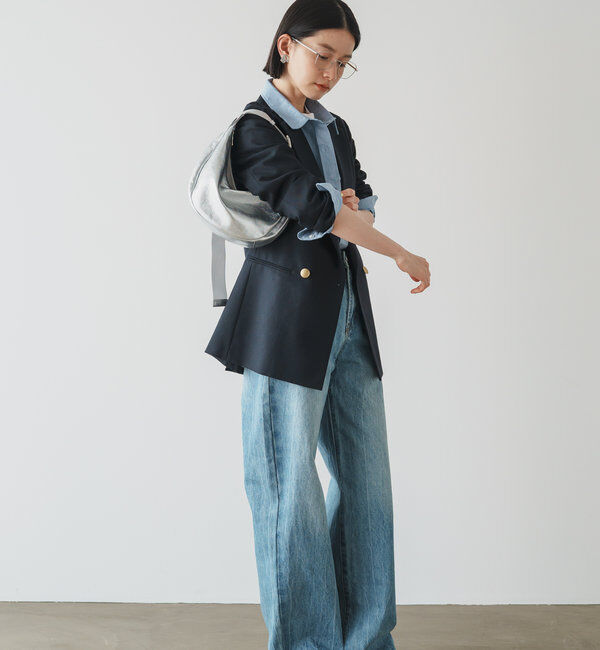  「ソフトレザーラウンドショルダーバッグ［silver］」|ショルダー・メッセンジャー|