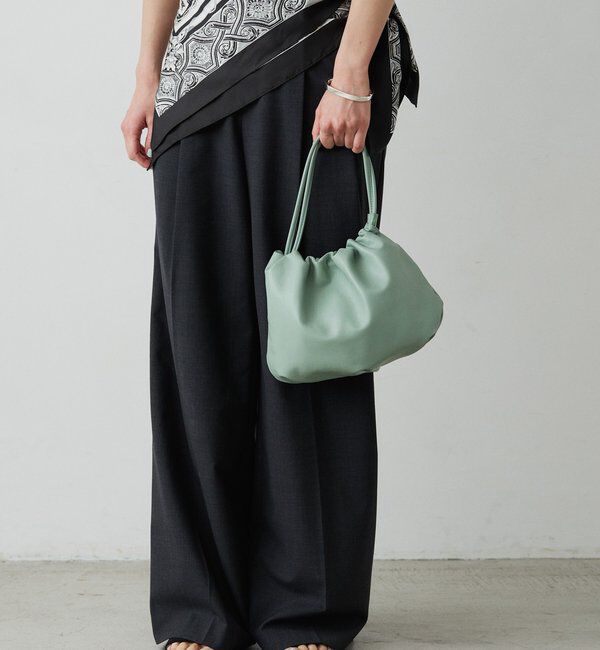  「レザー巾着4WAYショルダーバッグ」|ショルダー・メッセンジャー|