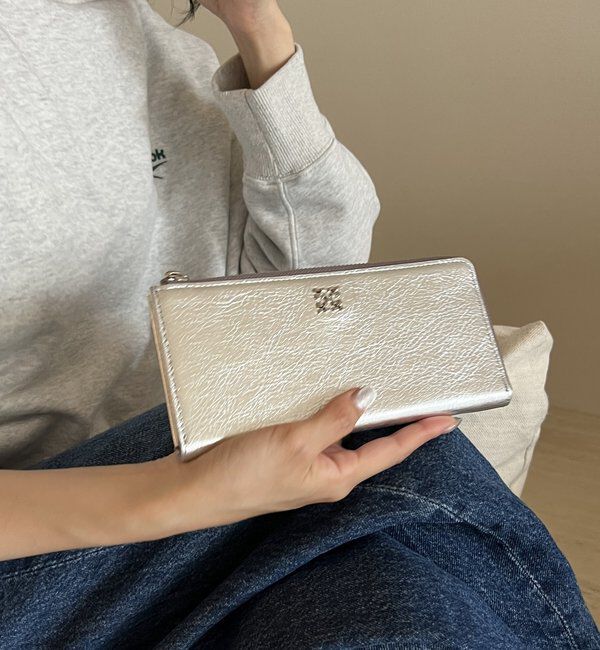  「ミニモノグラムプレートロングウォレット」|財布|