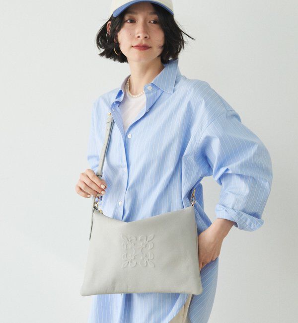  「エンボスモノグラムショルダーバッグ」|ショルダー・メッセンジャー|