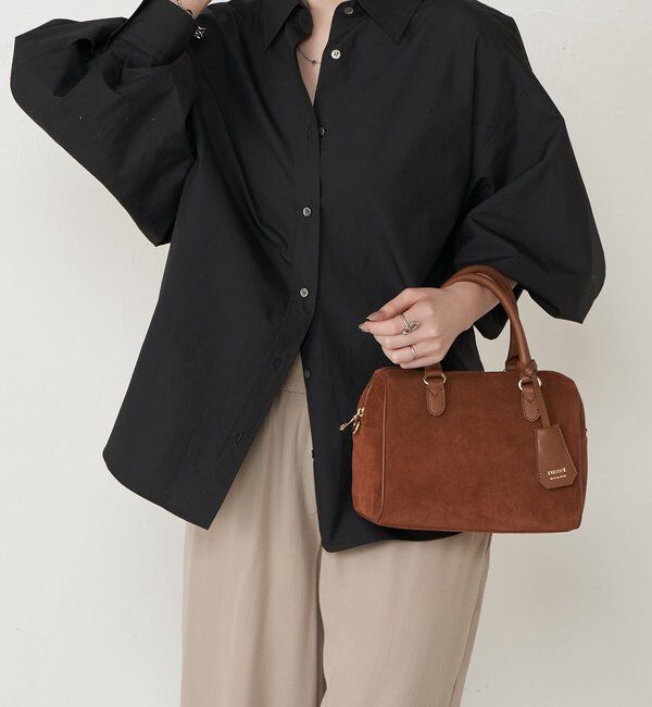  「スエード2WAYミニボストンバッグ」|ボストンバッグ|