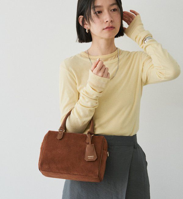  「スエード2WAYミニボストンバッグ」|ボストンバッグ|
