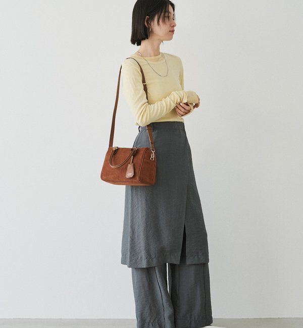  「スエード2WAYミニボストンバッグ」|ボストンバッグ|