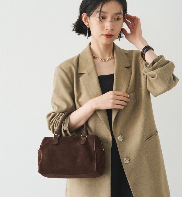  「スエード2WAYミニボストンバッグ」|ボストンバッグ|