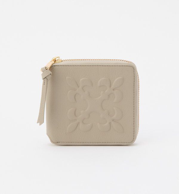  「エンボスモノグラムラウンドウォレット」|財布|