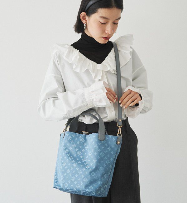  「ナイロンジャガード2WAYタウントートバッグ」|トートバッグ|