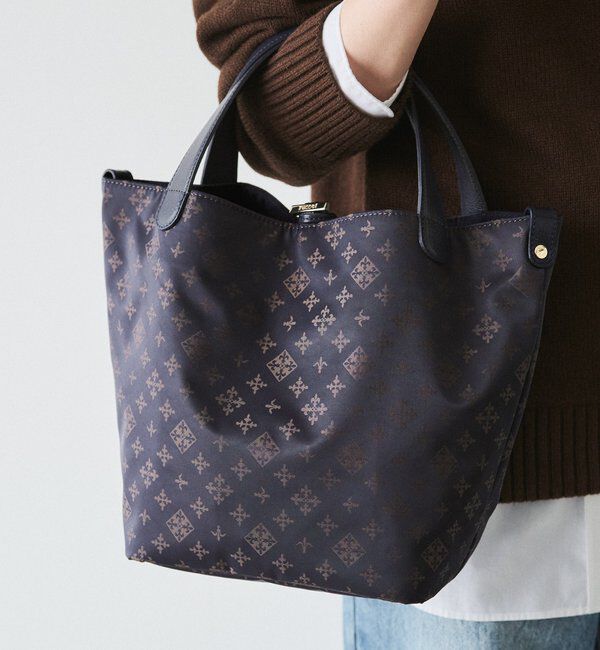  「ナイロンジャガード2WAYタウントートバッグ」|トートバッグ|ブラウン