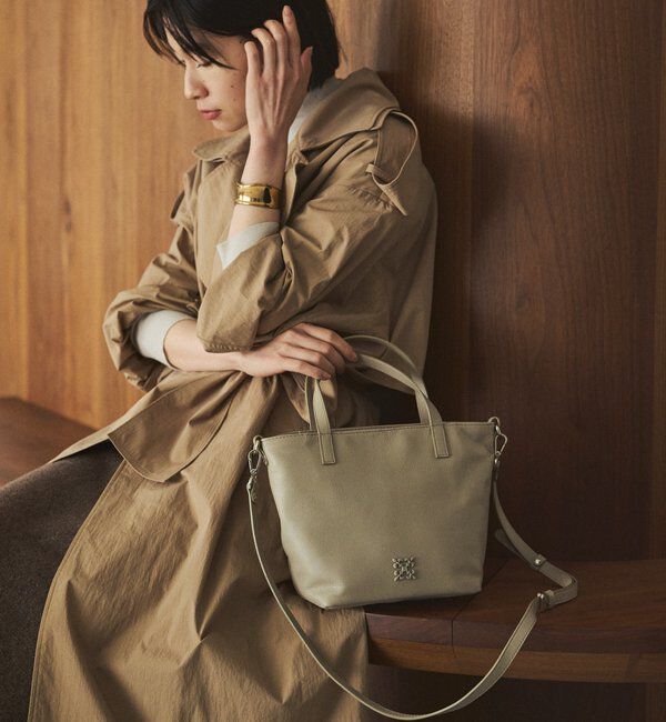  「レザー2WAYミニトートバッグ」|トートバッグ|