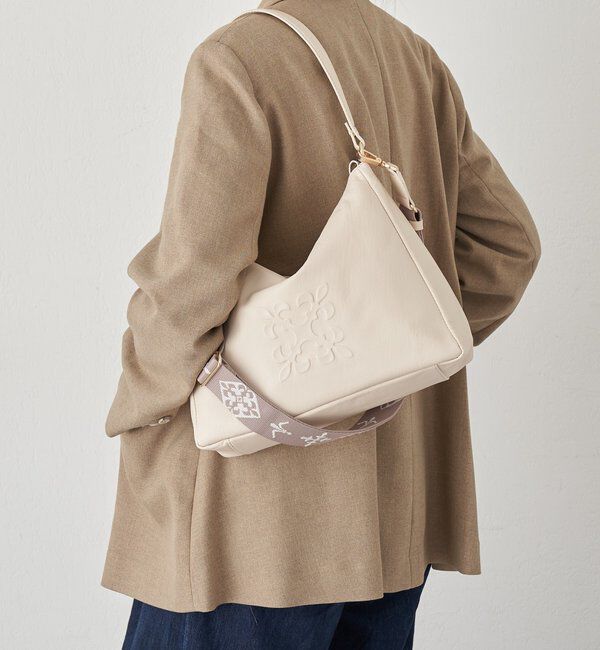  「エンボスモノグラム2WAYショルダーバッグ」|ショルダー・メッセンジャー|