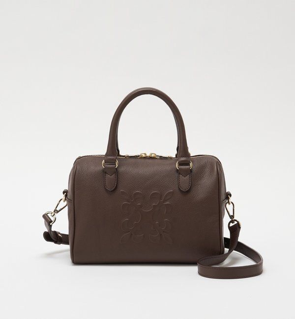  「《composition》レザー2WAYミニボストンバッグ」|ボストンバッグ|