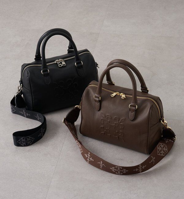  「《composition》レザー2WAYミニボストンバッグ」|ボストンバッグ|