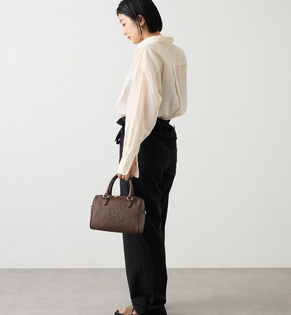  「《composition》レザー2WAYミニボストンバッグ」|ボストンバッグ|