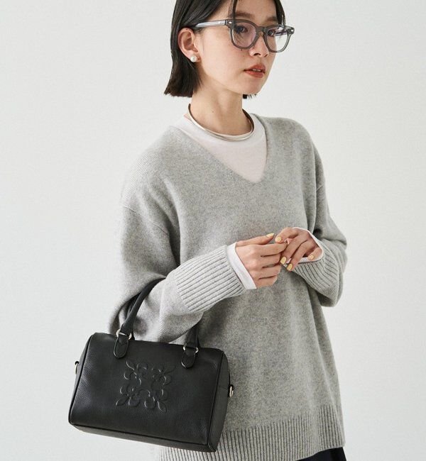  「《composition》レザー2WAYミニボストンバッグ」|ボストンバッグ|