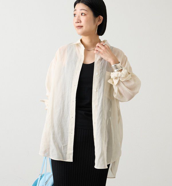  「シアーオーバーシャツ」|シャツ・ブラウス|