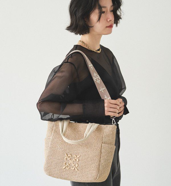  「ナイロンラフィア2WAYトートバッグ」|トートバッグ|