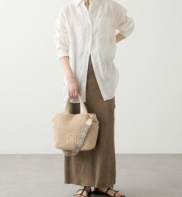  「ナイロンラフィア2WAYトートバッグ」|トートバッグ|