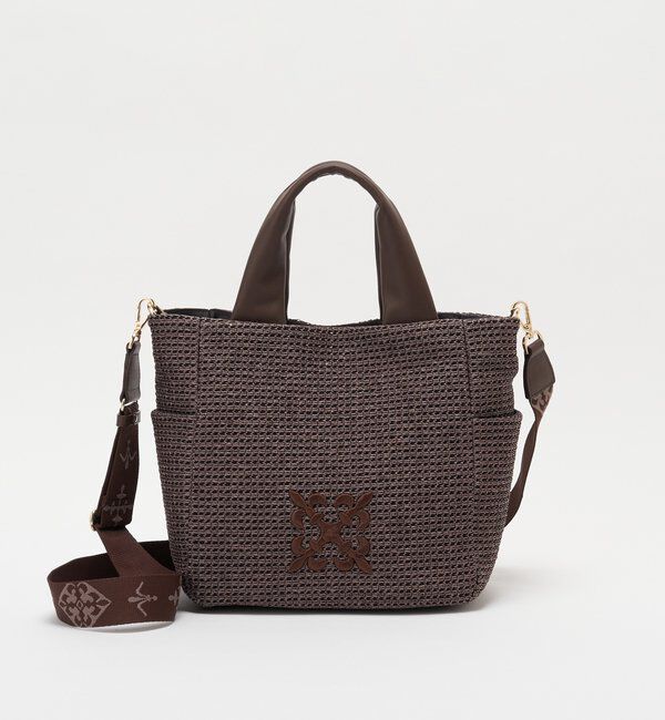  「ナイロンラフィア2WAYトートバッグ」|トートバッグ|