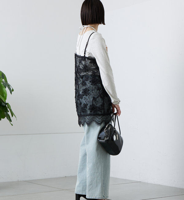  「レースVキャミチュニック」|シャツ・ブラウス|