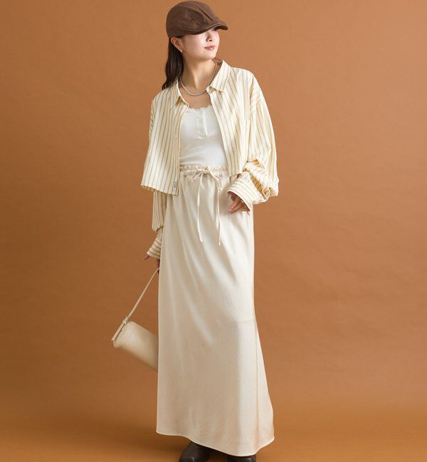  「サテンマーメイドスカート」|スカート|