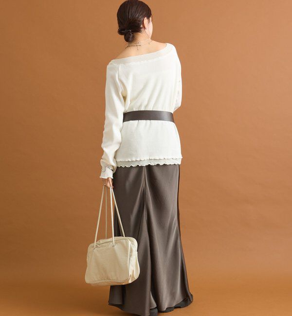  「サテンマーメイドスカート」|スカート|