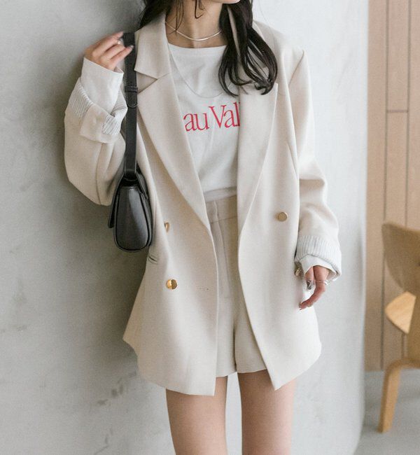  「金ボタンテーラードジャケット」|テーラードジャケット|