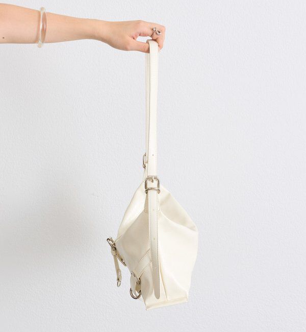  「loti ベルトデザインショルダー」|トートバッグ|