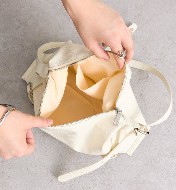  「loti ベルトデザインショルダー」|トートバッグ|