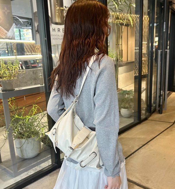  「loti ベルトデザインショルダー」|トートバッグ|