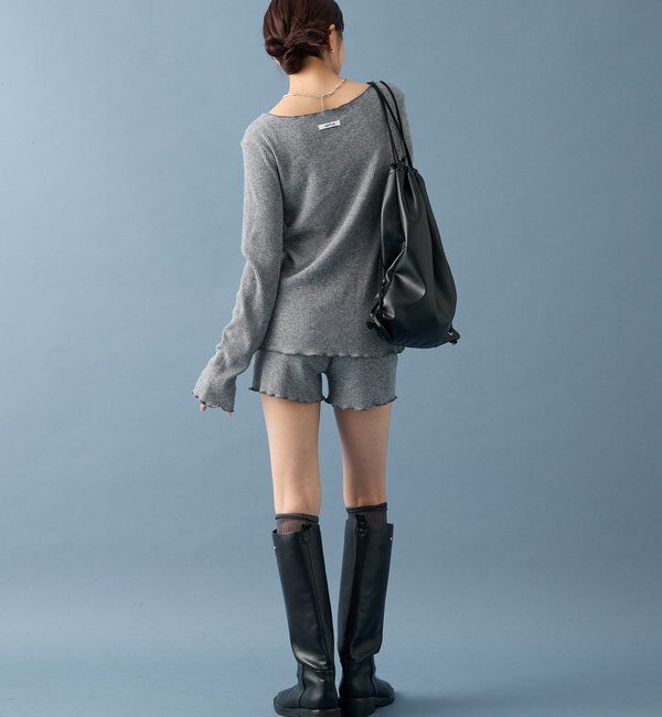  「起毛リブボタンカーディガン」|Tシャツ・カットソー|