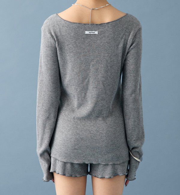  「起毛リブボタンカーディガン」|Tシャツ・カットソー|