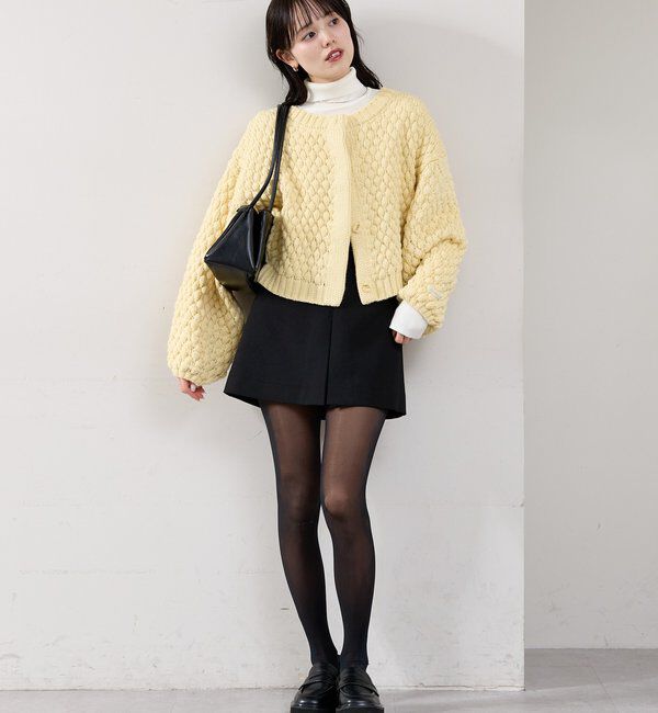  「ポコポコニットカーディガン」|カーディガン|