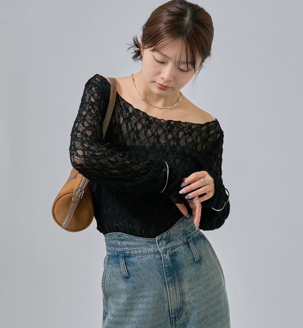  「レースプルオーバー」|Tシャツ・カットソー|