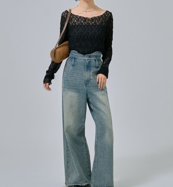  「レースプルオーバー」|Tシャツ・カットソー|