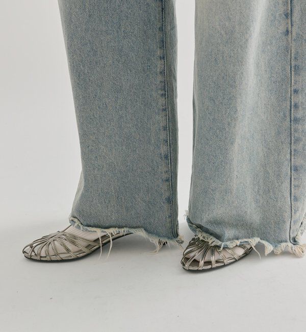  「シャイニーミュール」|パンプス|