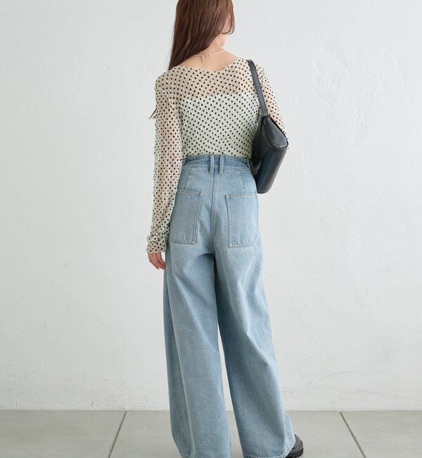  「ドットレースプルオーバー」|Tシャツ・カットソー|