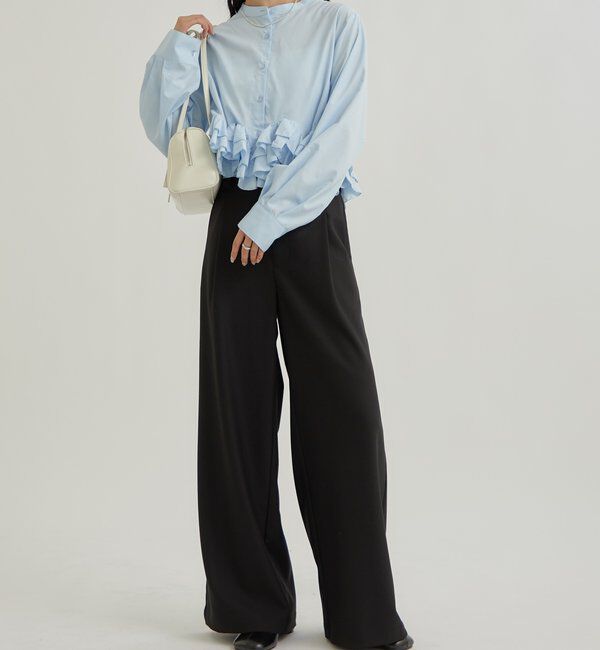  「ウェーブフリルブラウス」|シャツ・ブラウス|